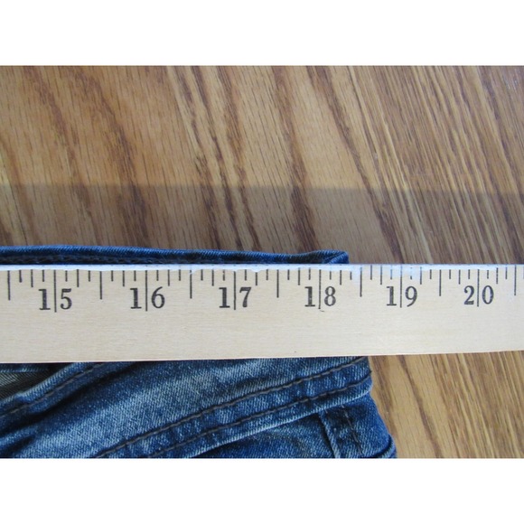 Tc And Co Los Angeles Slim Fit Distressed Blue Jeans Mens 36x30 Ripped Denim - Picture 11 of 12